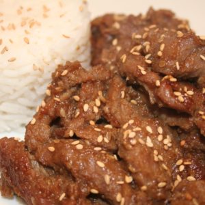 Boeuf a la poire nashi