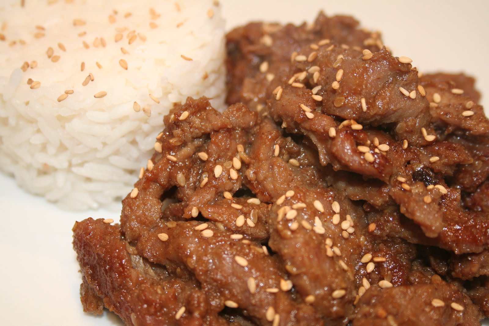 Boeuf a la poire nashi