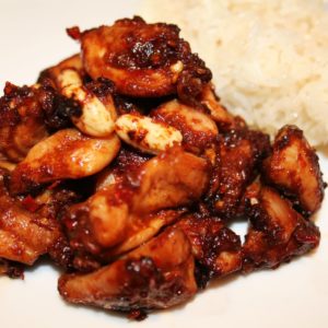 Poulet a l ail et au piment
