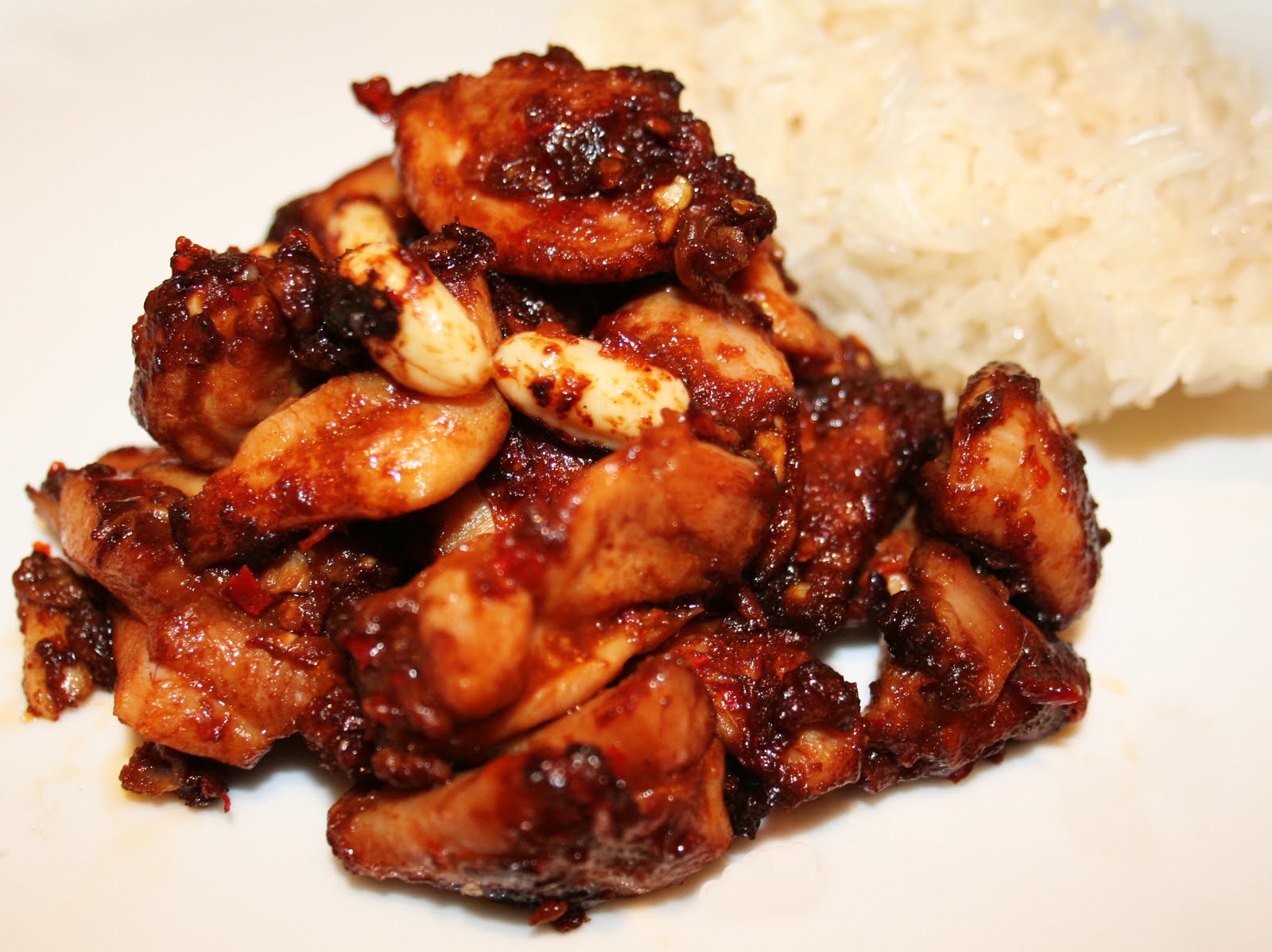 Poulet a l ail et au piment