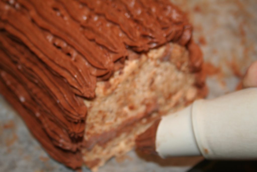 Buche au praline feuillete