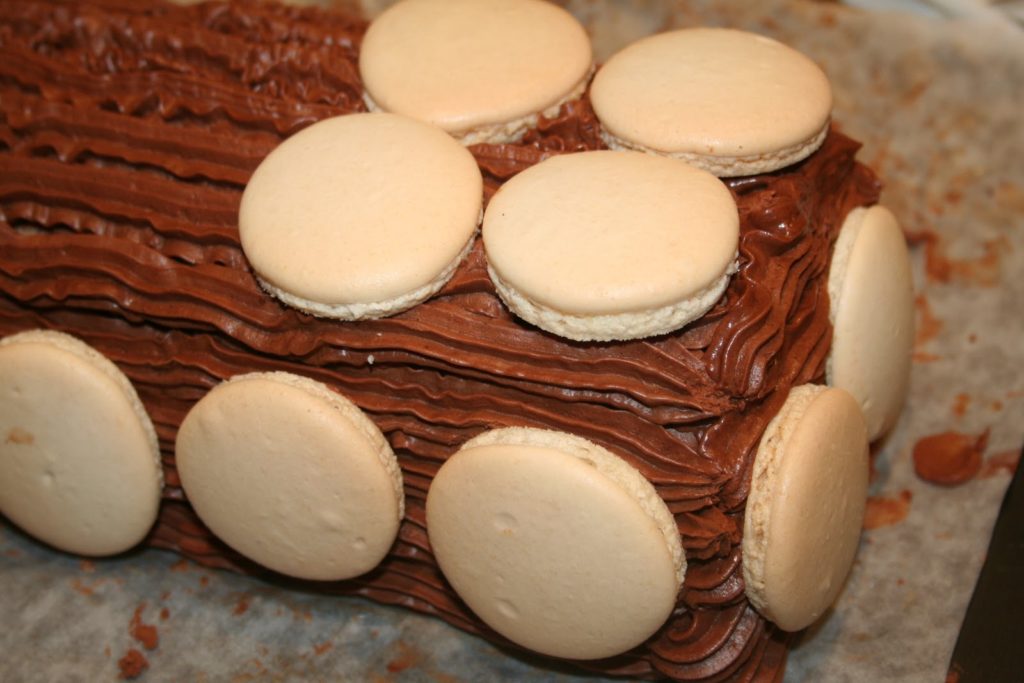 Buche au praline feuillete