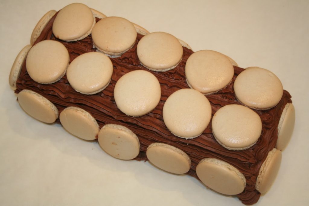 Buche au praline feuillete