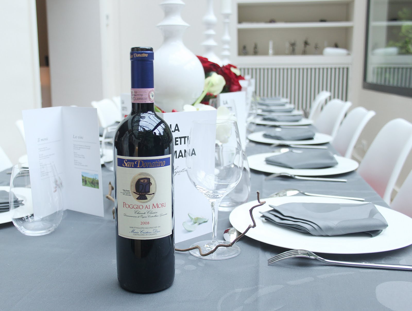 Diner organise par lagostina et la chef olympe versini